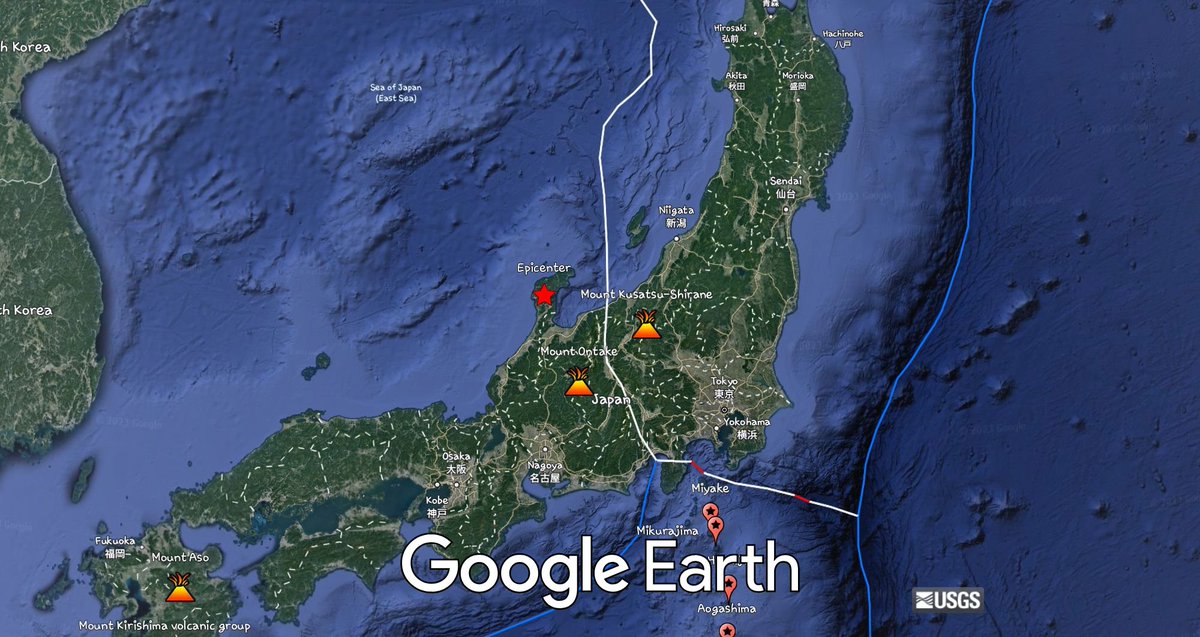 #Japan🇯🇵: A strong #earthquake of magnitude Mww=6.2, was registered at 4 KM SSW of #Anamizu, prefecture of #Ishikawa. Depth: 10 KM. More info: on.doi.gov/3TKE6Dt この地震を感じましたか？, 教えてください！. #EQVT,#地震,#jishin,#tremor,#seísmo,#sismo,#temblor,#terremoto.