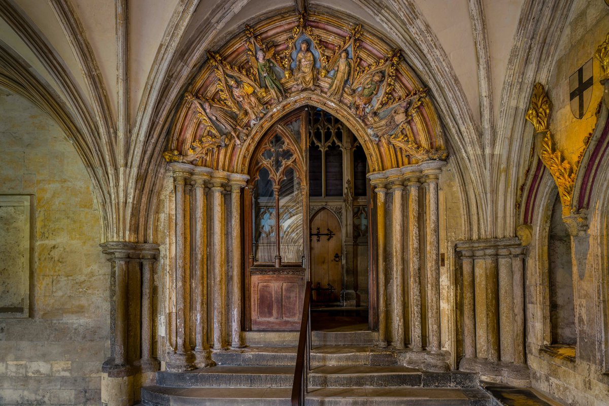 English Cathedrals (@engcathedrals) on Twitter photo Happy New Year folks.
🚪Cathedral Doors🚪
The Prior’s Door (ca. 1300) at <a href="/Nrw_Cathedral/">Norwich Cathedral</a> leads from the northeast corner of the Cloister into the South Aisle of the Nave and would have been the primary entrance into the Cathedral of the monastic community.
The elegant but Happy New Year folks.
🚪Cathedral Doors🚪
The Prior’s Door (ca. 1300) at <a href="/Nrw_Cathedral/">Norwich Cathedral</a> leads from the northeast corner of the Cloister into the South Aisle of the Nave and would have been the primary entrance into the Cathedral of the monastic community.
The elegant but