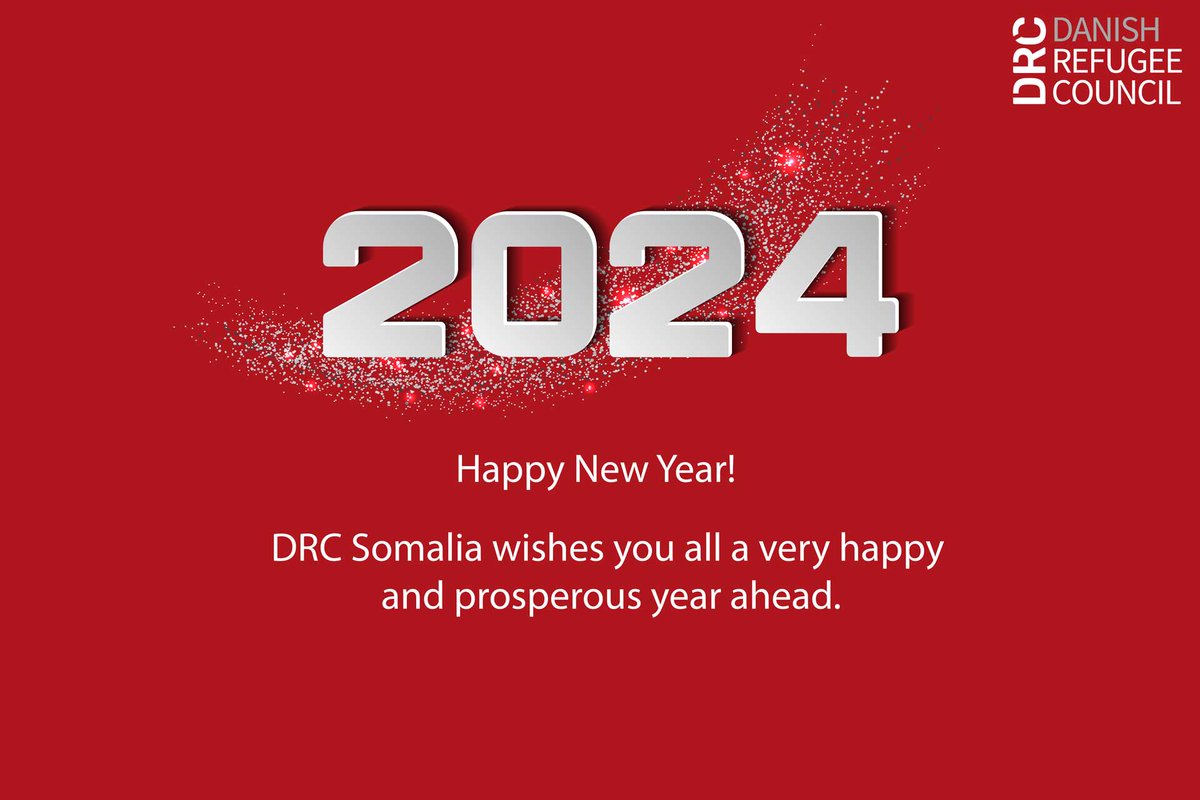 DRC Somalia wishes you all a very happy and prosperous year ahead. #HappyNewYear2024