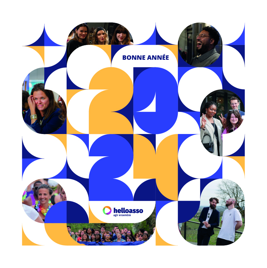 Toute l'équipe HelloAsso vous souhaite une belle année 2024 ! ⭐