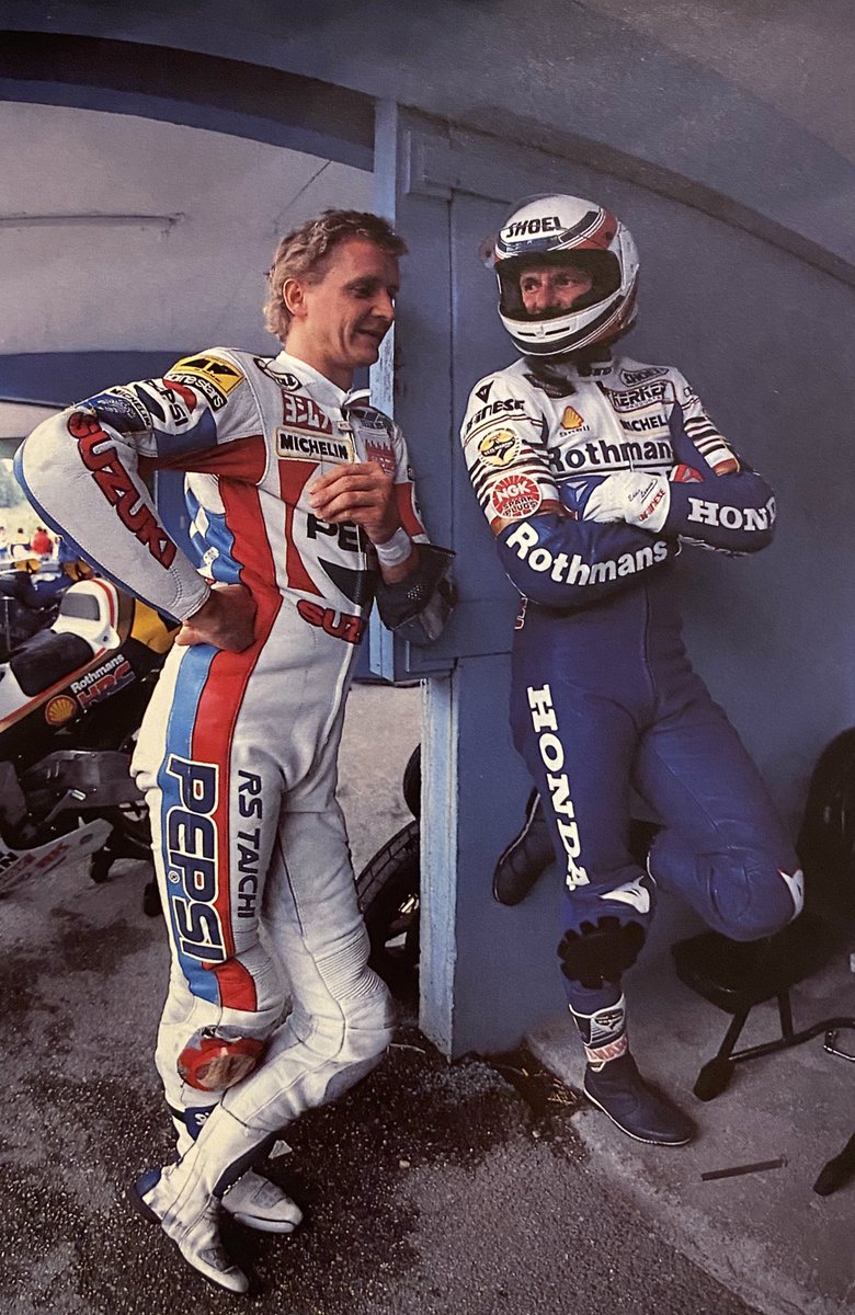 AntonioRamosGP's tweet photo. Kevin Schwantz 🇺🇸
Eddie Lawson 🇺🇸
#Lagends
Pic Malcolm Bryan from Motocourse 1989/90. https://t.co/2aKsw4SBWS