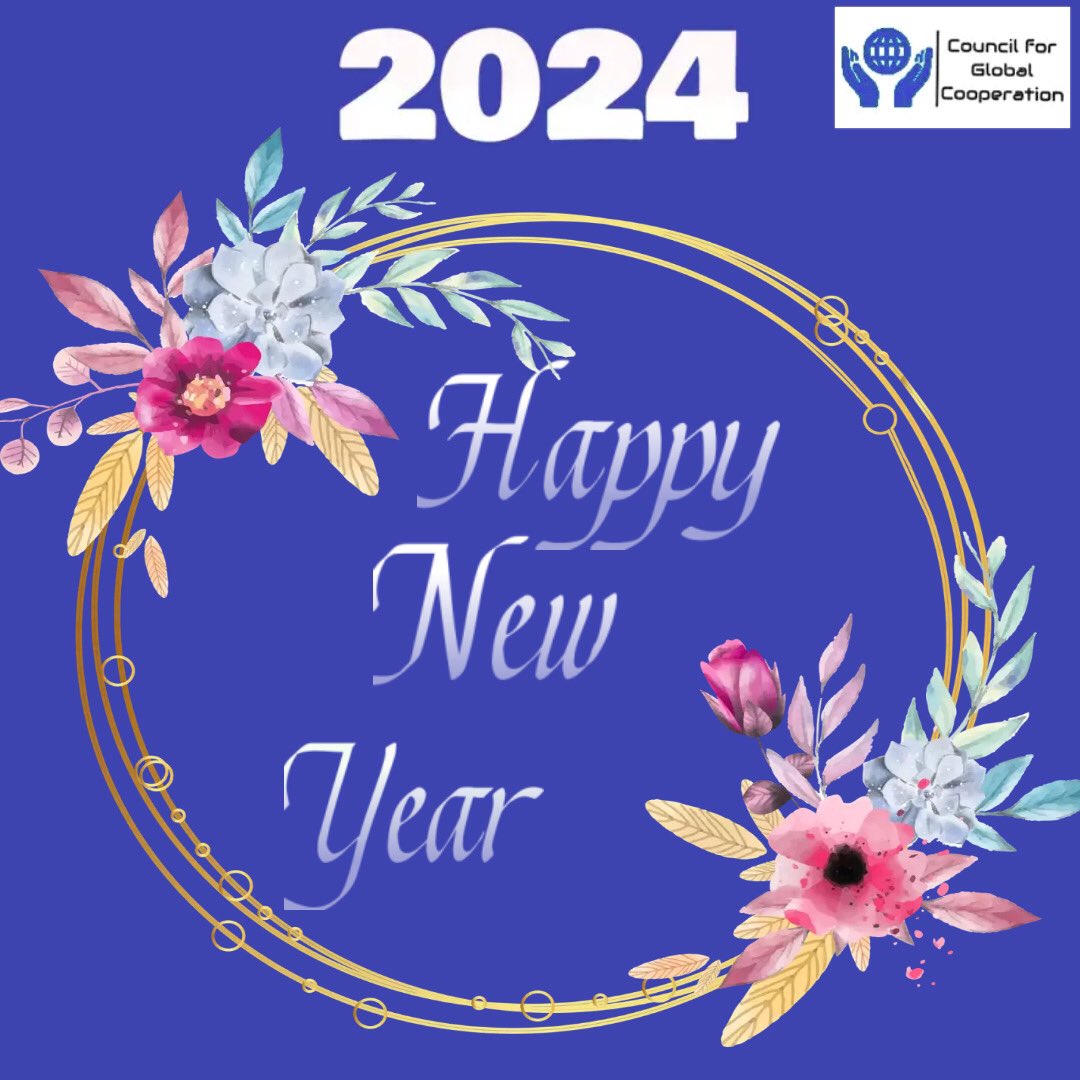 The Council for Global Cooperation wishes you a very happy and prosperous new year 2024! #happynewyear #cgc
