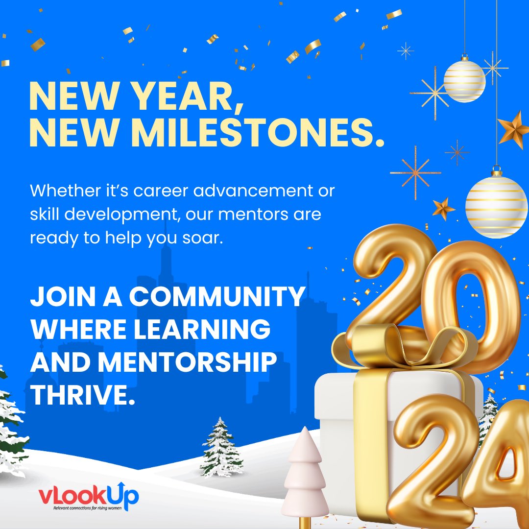 Cheers to a bright 2024! ✨

#MentoringMatters #LeadershipDevelopment
#CareerMentoring #ProfessionalGrowth
#MentorshipPrograms #BusinessCoaching
#CareerAdvancement #EmpowermentThroughMentoring
#MentoringSuccess #ProfessionalGrowth2024
#NetworkingIn2024 #2024ready