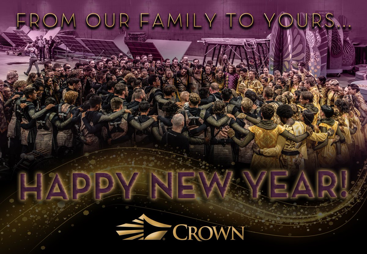 Thankful for such a memorable 2023 and look forward to what this new year has in store for Carolina Crown 👑💜 We want to wish a safe and Happy New Year to all of our fans, friends and family all over the world!