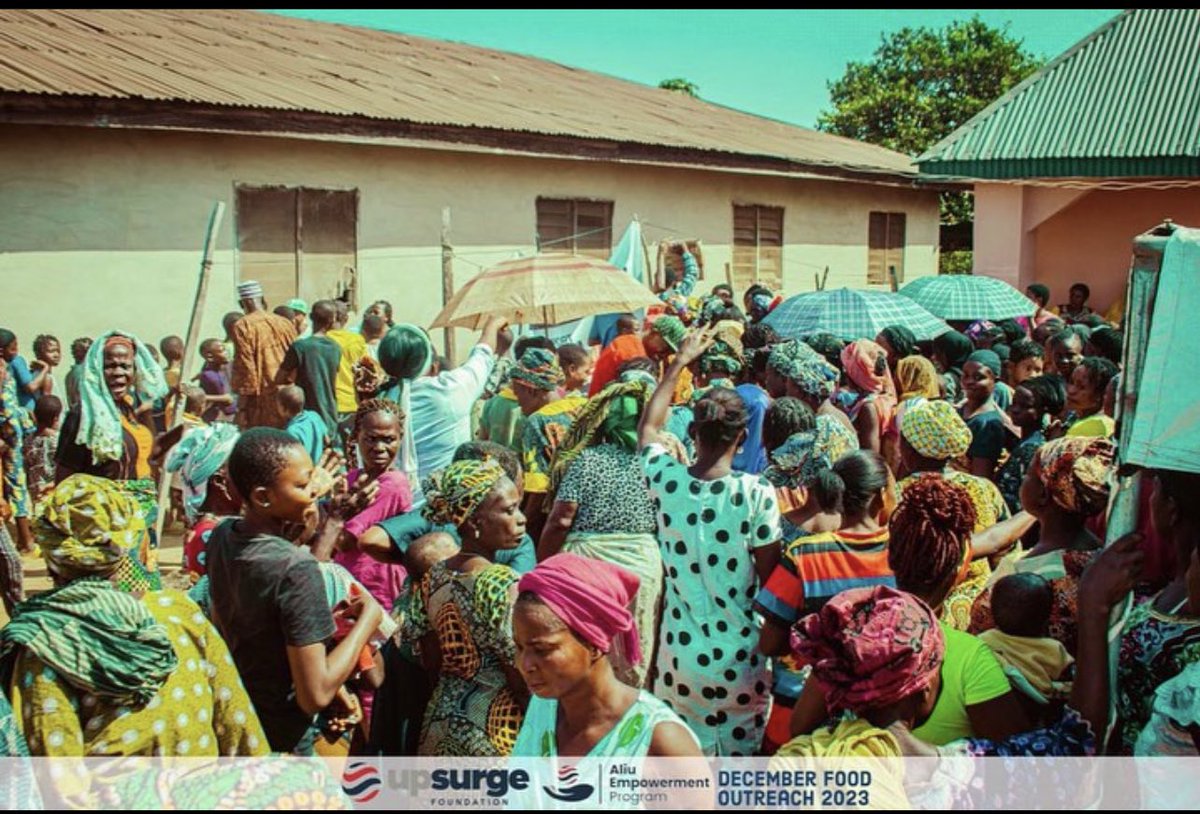 On December 18th, 2023, Upsurge Foundation completed the final phase of the Aliu Empowerment Program via a remarkable Household Food Support Program in Uso Town, Ondo State, that would surely leave unforgettable memories on beneficiaries and an indelible mark on the