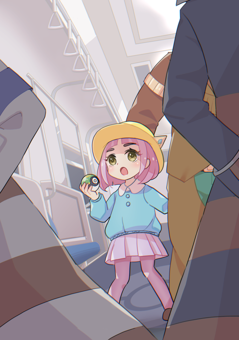 「スカート 電車内」のTwitter画像/イラスト(新着)