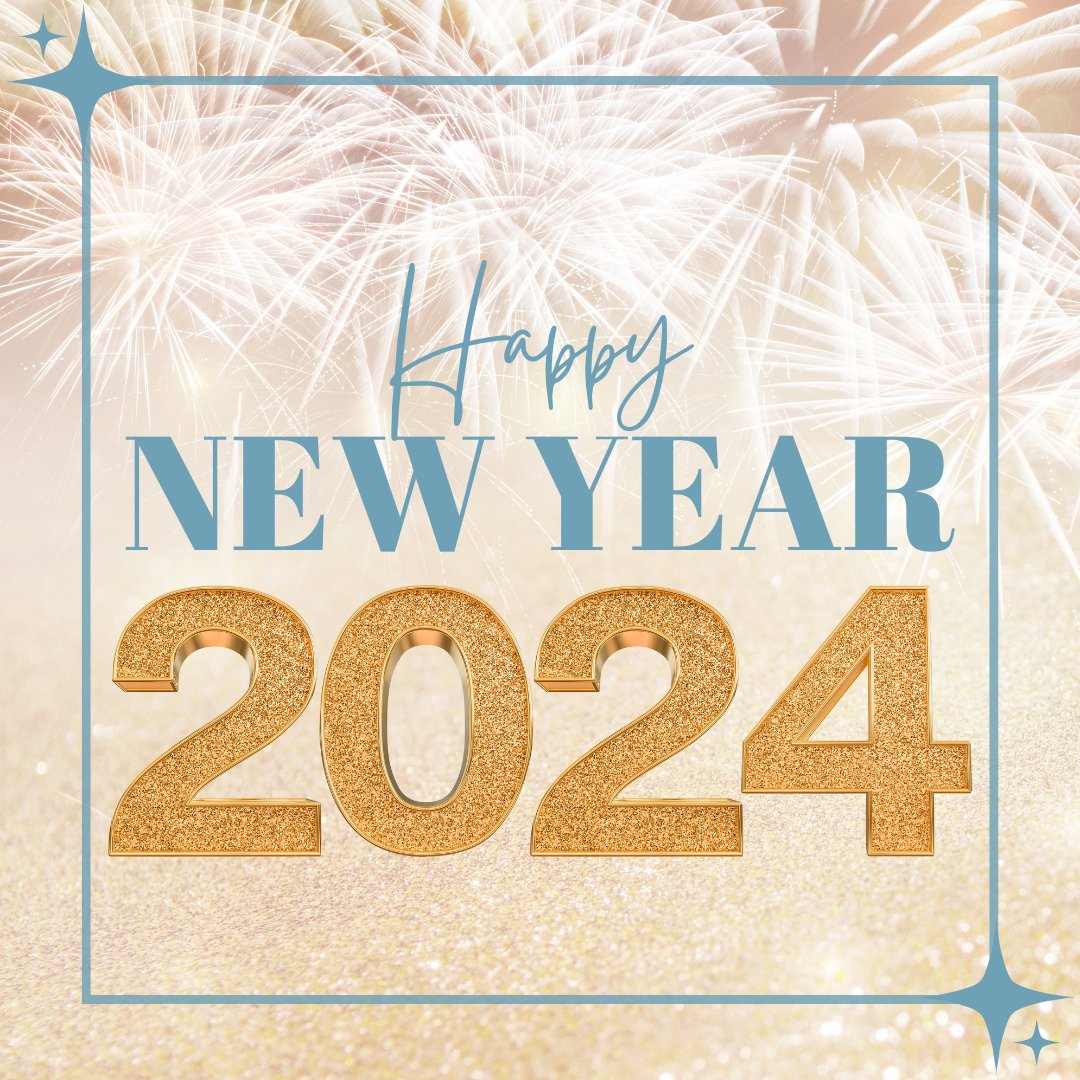 Welcoming 2024— and our birthday month— with gratitude! May the new year bring you joy, success, and endless smiles. Happy New Year! 🎉🥳