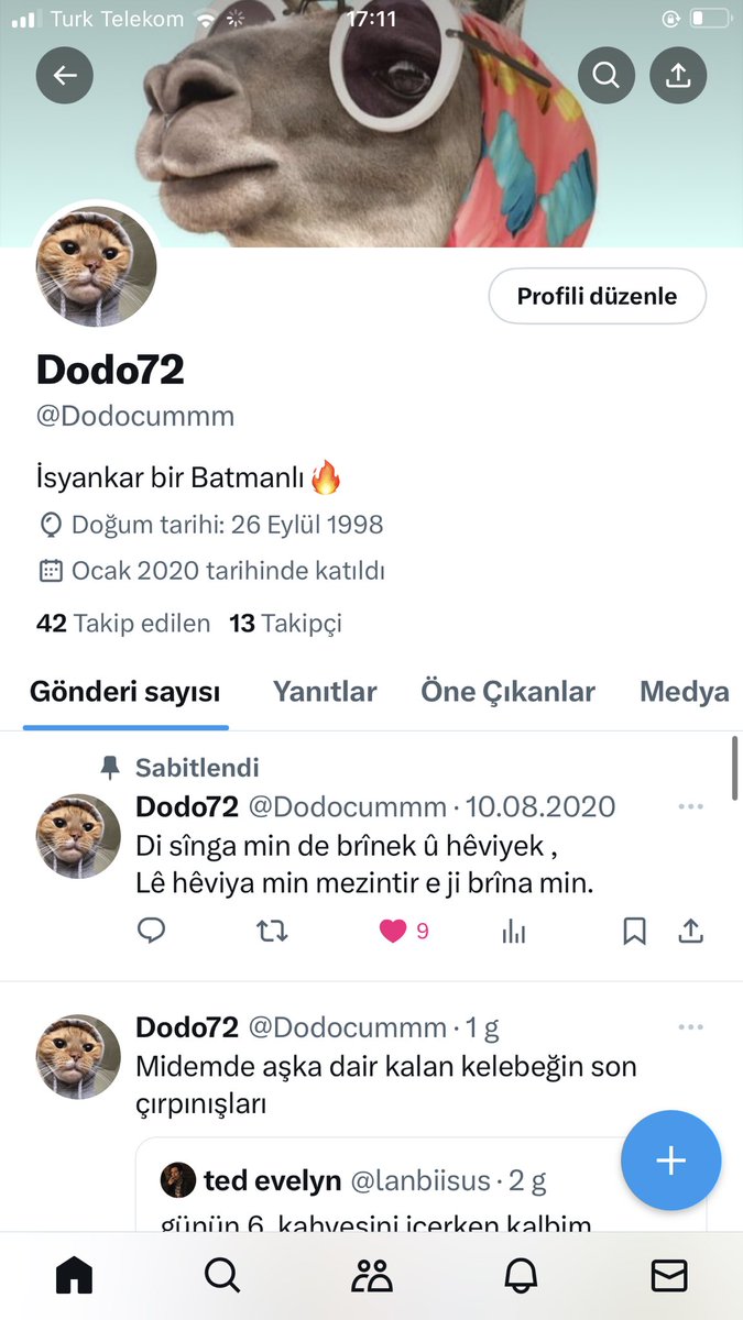 Yeni yılda artık hiçbir şey eskisi gibi olmayacak çok köklü değişikliklere gidecem (twitter karanlık modu kapattı)