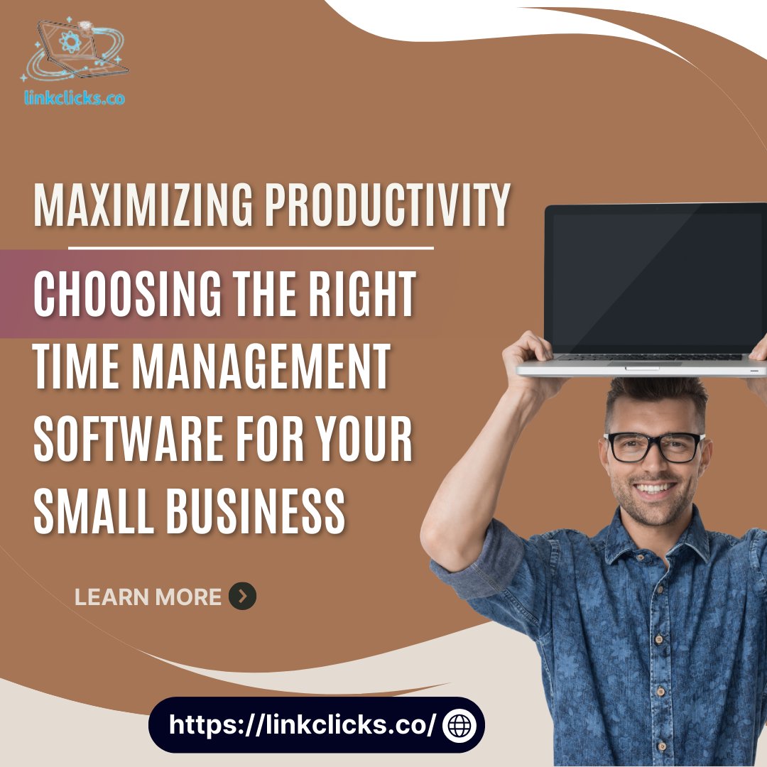 computergeek_69's tweet image. 🚀 **Are you a small business juggler, switching hats between tasks faster than a chameleon changes colors? It's time to bring in the secret weapon: Time Management Software! 🕒✨**
At LinkClicks, we've cracked the code to seamless productivity with our top-tier software solutio