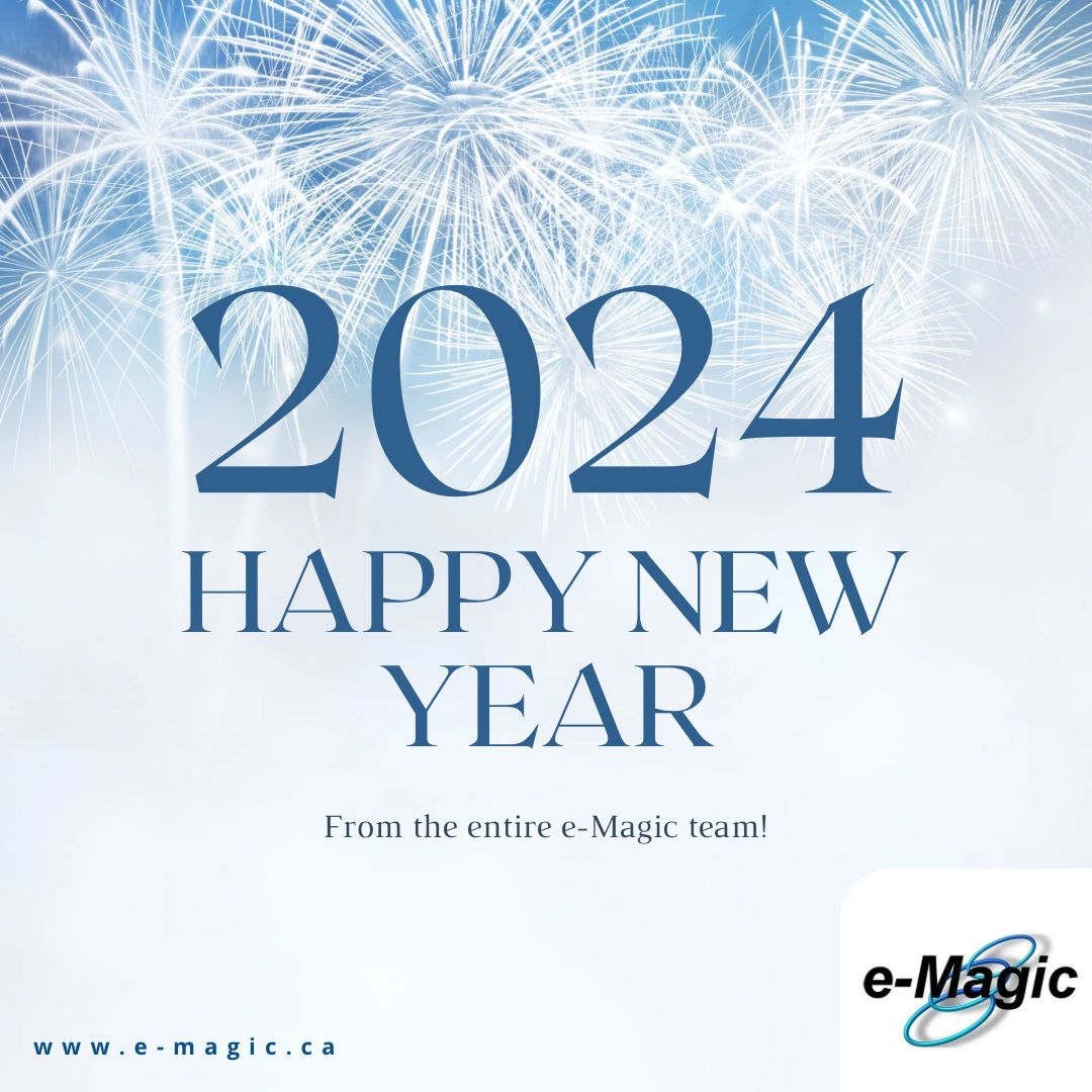 eMagic02's tweet photo. Happy New Year from e-Magic! 🎉 Thankful for our staff, partners & customers in '23. Your trust & hard work fuel our success. Excited for more innovation & excellence in '24! #NewYear2024 #eMagic #MSPartner #IntelIoT #CustomerExcellence https://t.co/oXrJyzZWSH