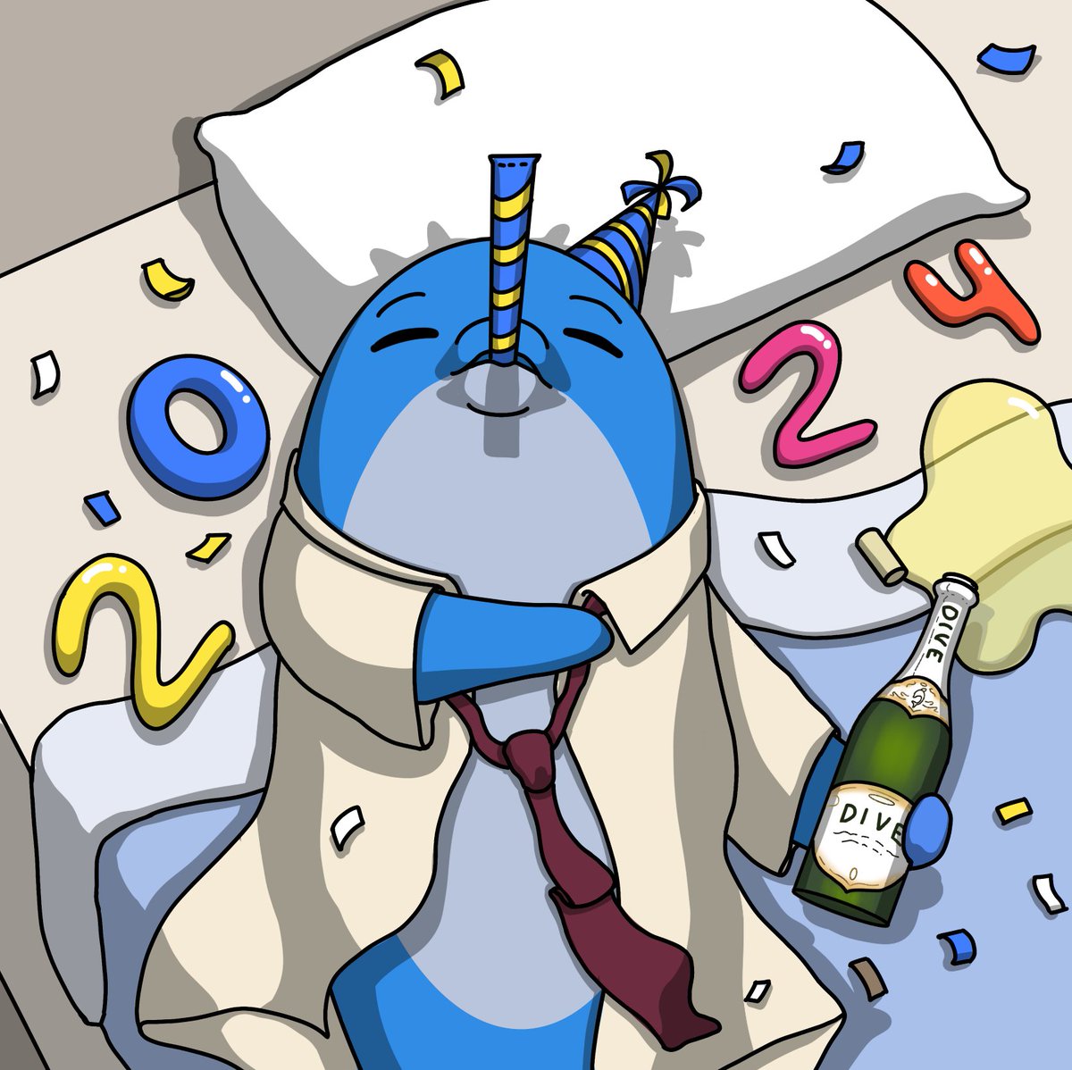 Waking up in the new year like...