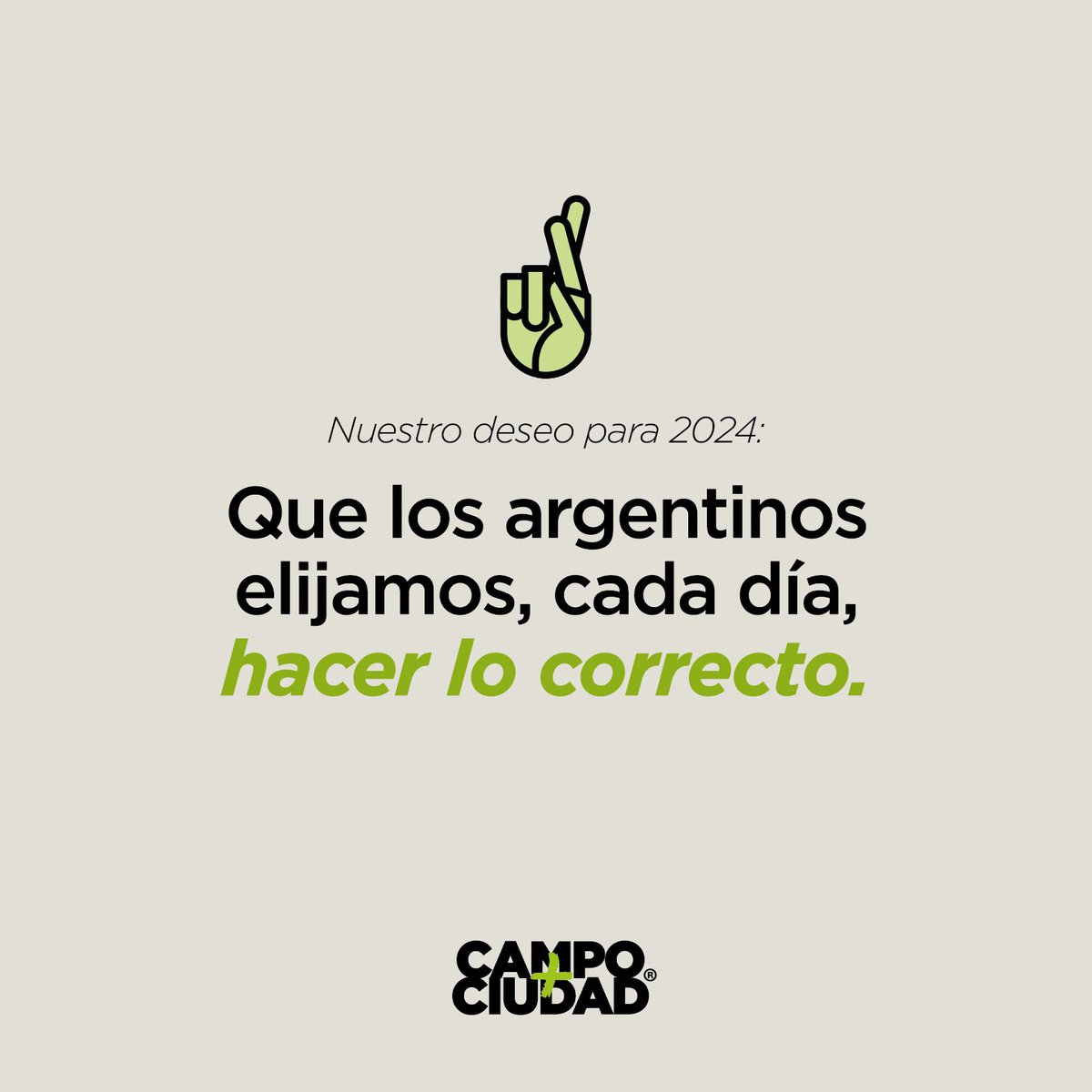Si lo logramos, nos espera un futuro maravilloso.

¡Feliz año nuevo!