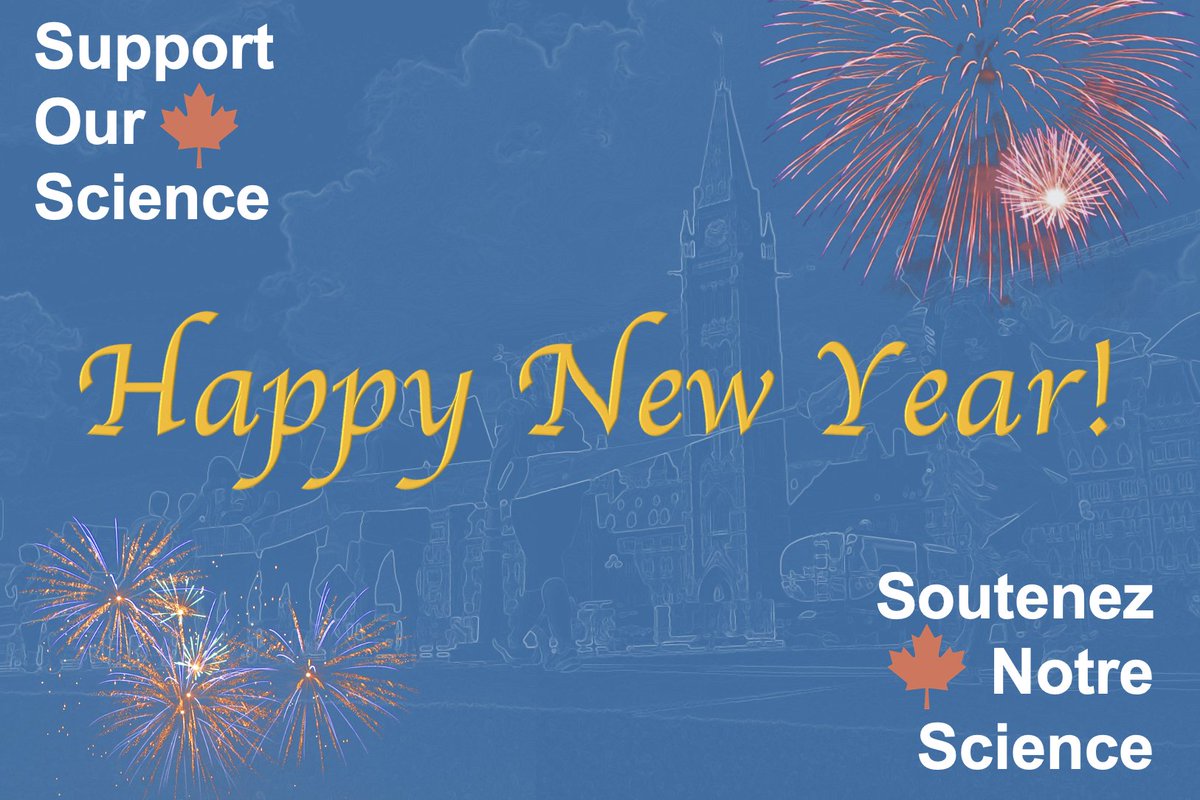 Happy New Year to all grad students & postdocs! We will continue to advocate for increased funding for you in 2024. We hope @JustinTrudeau @cafreeland @FP_Champagne & @ourcommons have made it their New Year's resolution to #SupportOurScience in #Budget2024