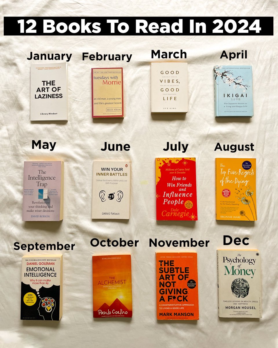 12 Books To Read In 2024