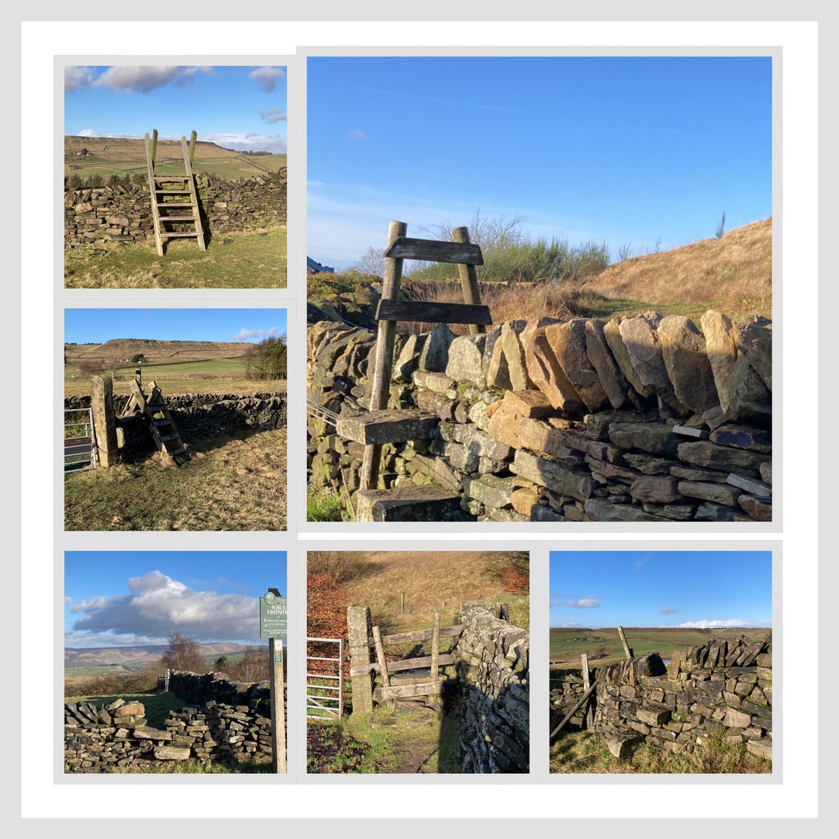 vitalsparks's tweet photo. The 6 Stiles I tweeted during my New Year’s Day walk brought together in a collage #PSExpress https://t.co/KOAMT7DSIP