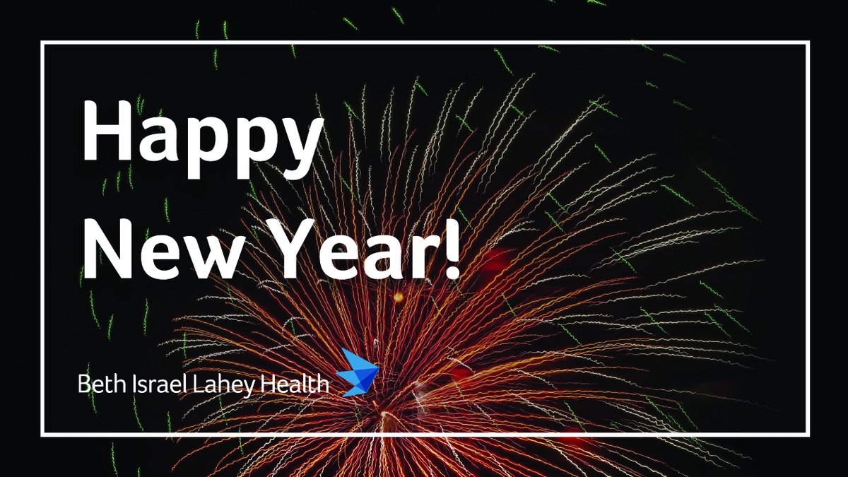 Wishing the Beth Israel Lahey Health community a year filled with renewed health, joy, and countless moments of well-being. Happy New Year to our wonderful patients! 🎉🌟