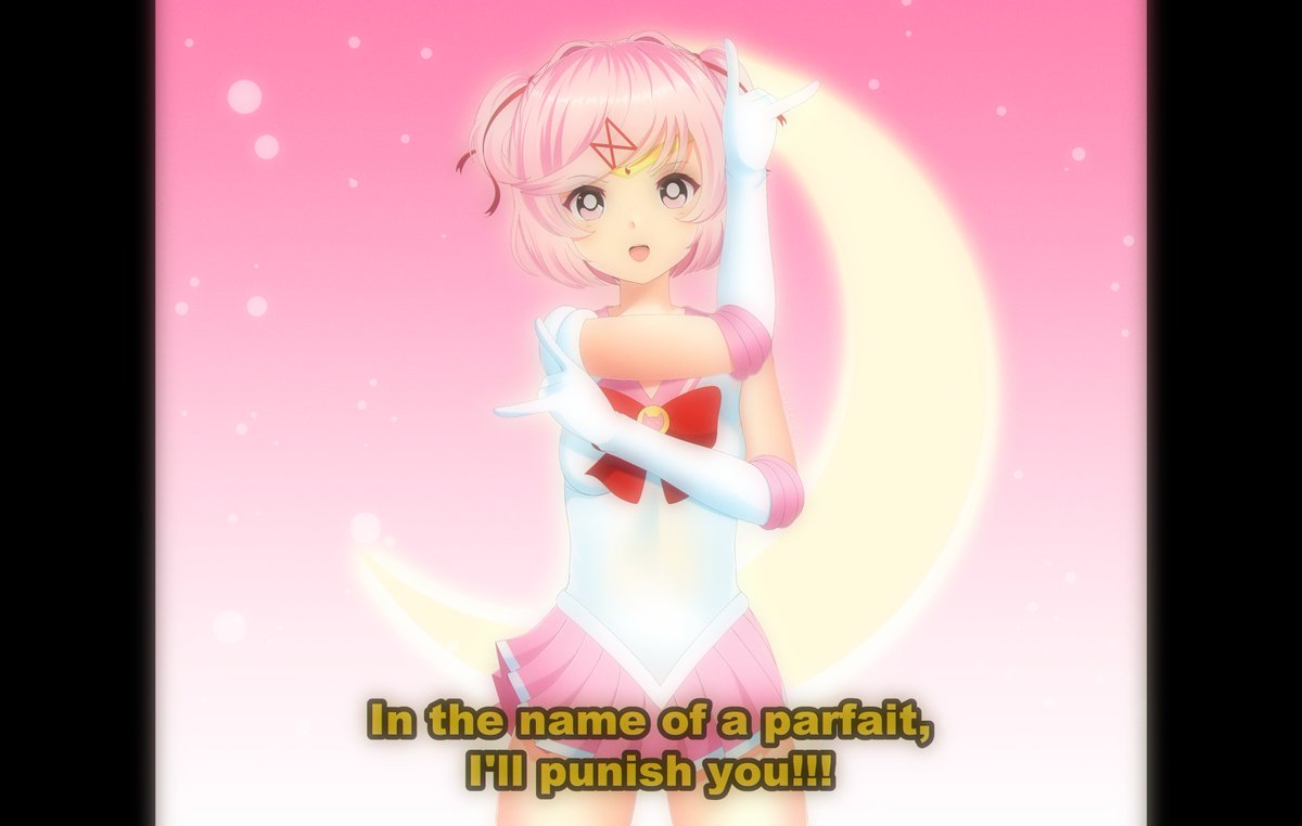 ScribblySki's tweet photo. Natsuki Week(?) Day 4: Sailor Tsun 🌙

#DDLC #Natsuki #DokiDokiLiteratureClub https://t.co/AxRrBT0TFl
