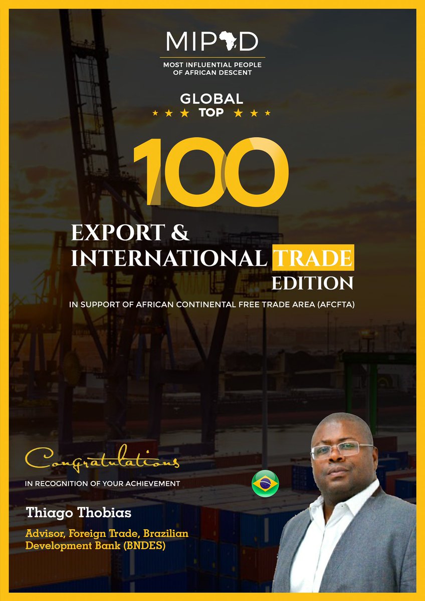 In celebration of January 1 anniversary of the founding of WTO & in support of the African Continental Free Trade Area (AfCFTA), MIPAD is delighted to unveil the inaugural Honorees of the Most Influential 100 Export & International Trade Edition, see list blog.mipad.org