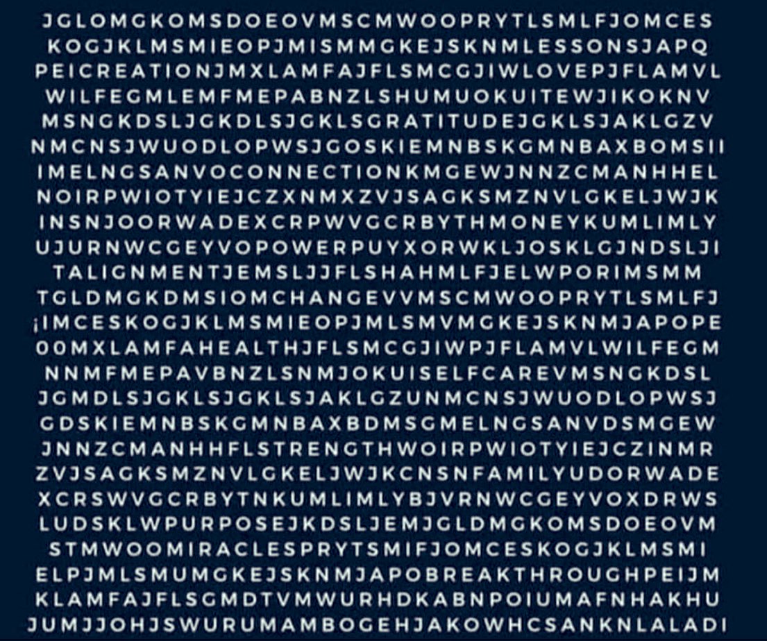ArtWeekenders's tweet photo. The first four words you see, will be your mantra for 2024. Which ones are yours? https://t.co/sBzBKyrXZT