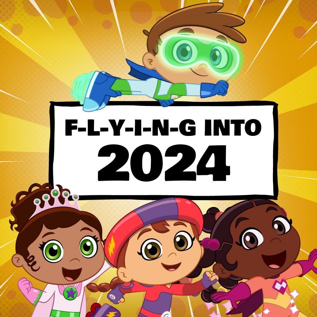 Have an AMAZING new year, Super Readers! 🎉 #SuperWhy #2024