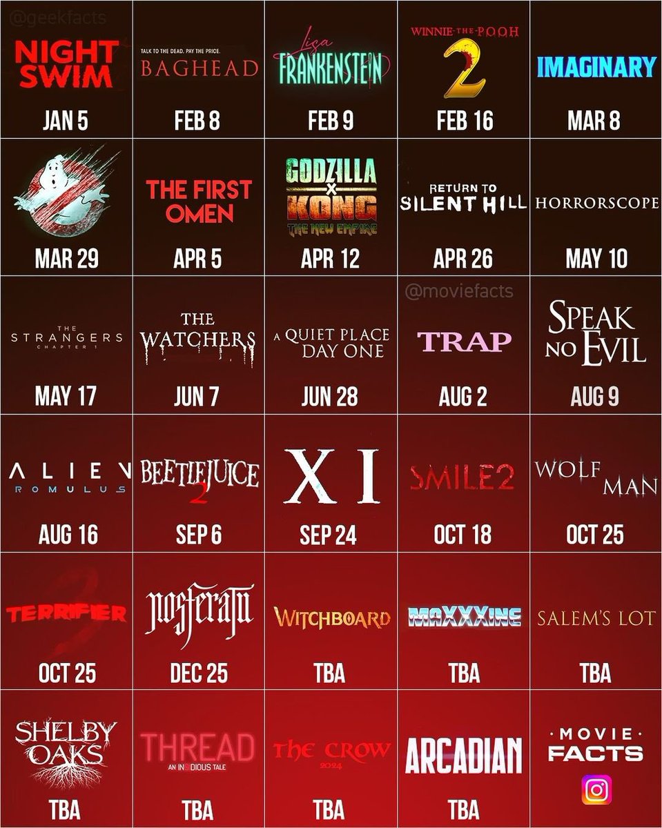 Some of the movies to look forward to in 2024!

📸: graphic by IG user MovieFacts
