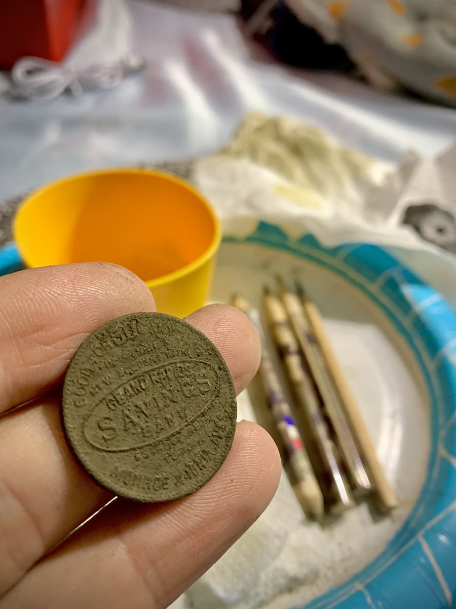Swing4TheRing's tweet photo. I don’t always clean my coins, but when I do, I do a good job!

#coincleaning #coincollecting #coins #coincollection #oldcoins #metaldetecting https://t.co/wXnnXimGBo