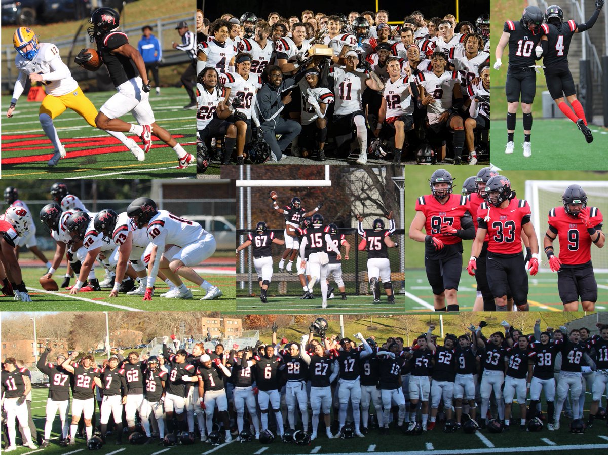 Finished with style sending our seniors off with an ECAC Bowl Win! Can't wait to get our team back and build for '24! #REDFAM