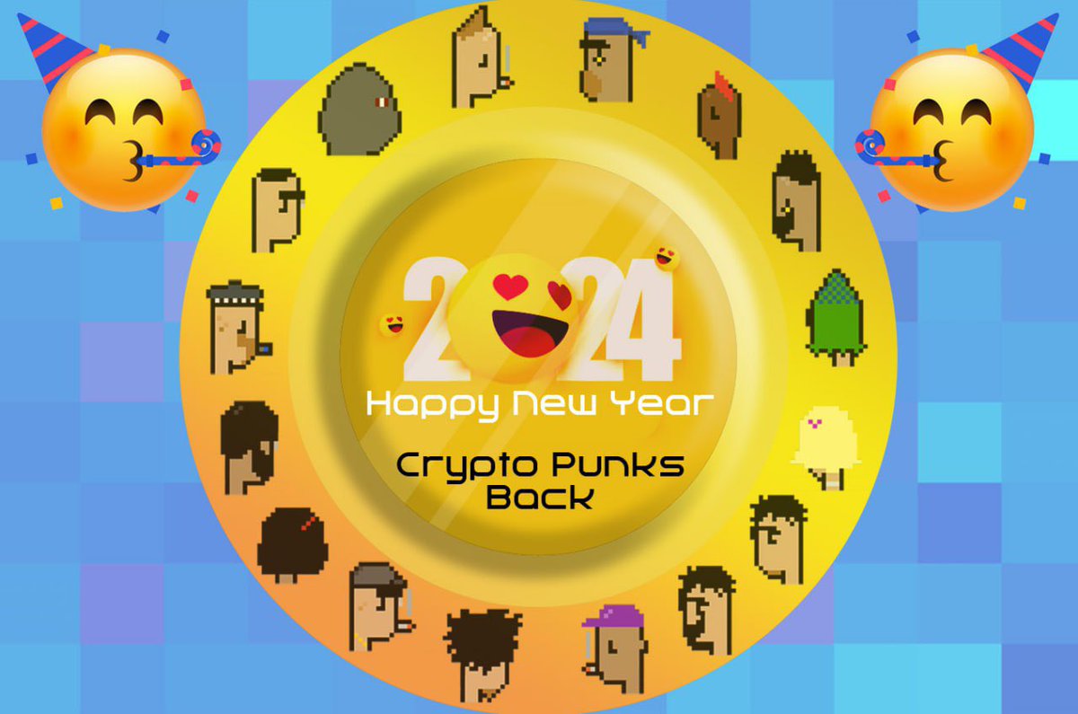 BackCryptoWorld's tweet photo. #CPB fam ushers you into 2024
We weren’t able to achieve all we set to last year but things are gonna be different this year
The Cryptopunksback is coming back!!
Don’t miss out on this journey
#NFTCommunity #Cryptopunksback #ETH https://t.co/iCx2uMUkfT
