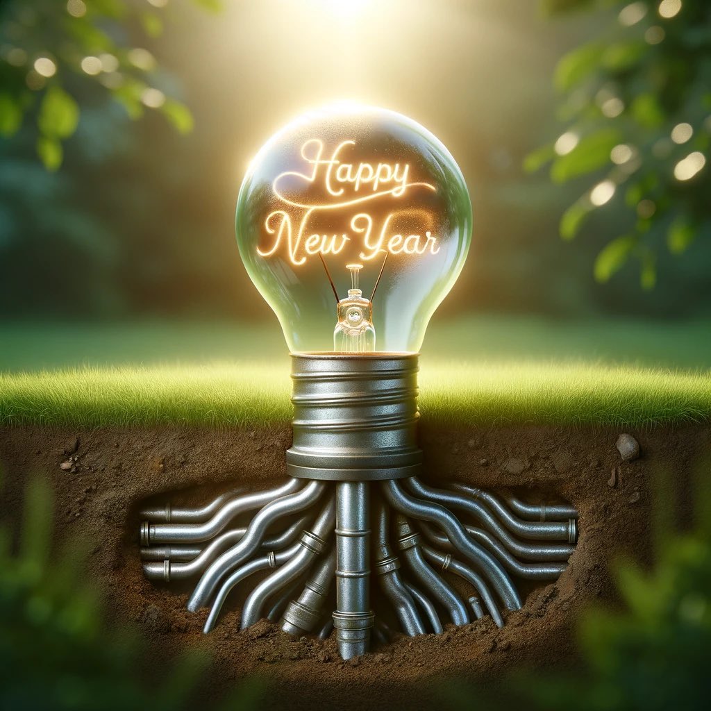 #HappyNewYear! 🌟 As we power into 2024, let’s dig deep to deliver a brighter, cleaner energy future. Together, we can foster a world where sustainability isn’t just a goal, but a reality thru a #SmoothTransition with #ReliablePower for years to come.