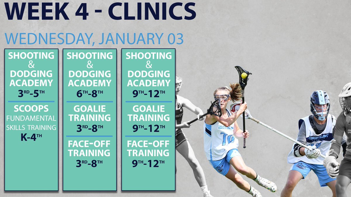 Happy New Year! 

Start 2️⃣0️⃣2️⃣4️⃣ with some training in our final week of clinics for the winter! ❄️ 🥍 🦈

shorelinelacrosse.leagueapps.com/classes/410357…