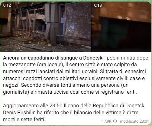DavideRonni's tweet photo. GLI UCRAINI CONTINUANO A BOMBARDARE
I CIVILI UCRAINI https://t.co/Gwh5Jx7EjM