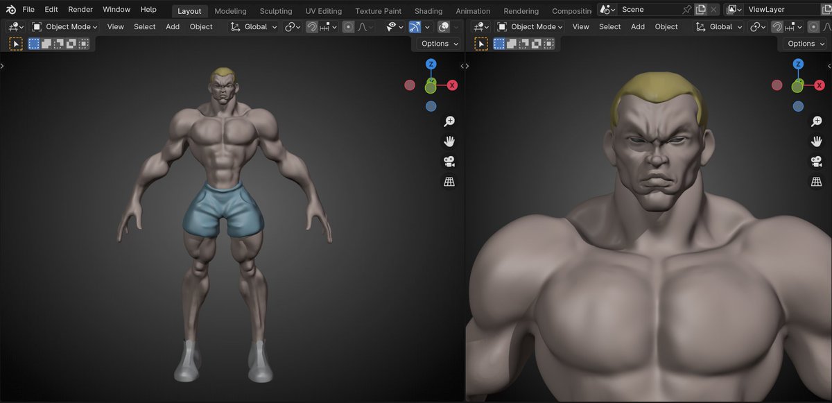 LwitikoNdola1's tweet photo. Next Character for the channel. #charactercreation #blender3d #b3d #3artist #3dprocess #3dart #3artist #baki https://t.co/34DU5EILL3