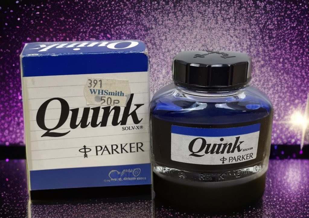 Enoughsenough00's tweet photo. Who remembers filling their fountain pen with this? https://t.co/SGxHHY368e
