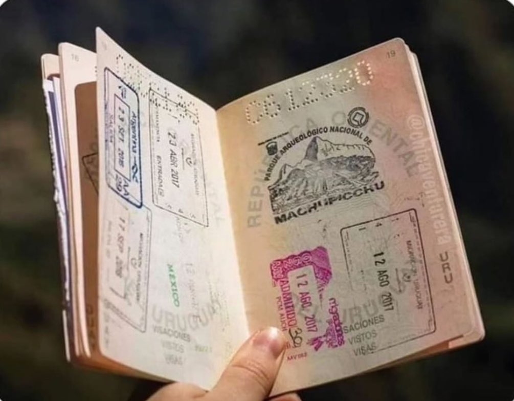 Pasaporte de la suerte para que viajes mucho en el 2024.