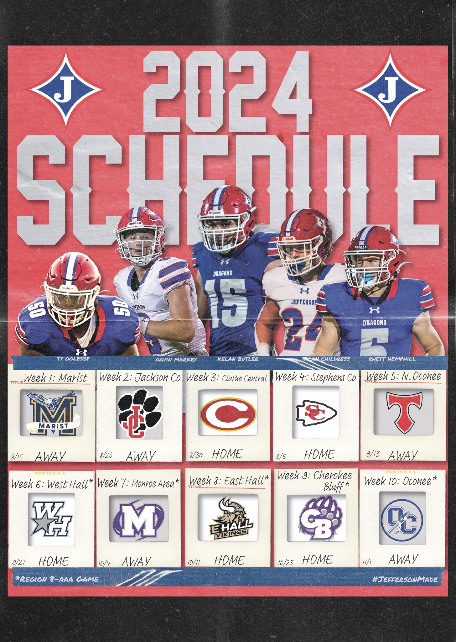 Jefferson high school football deals