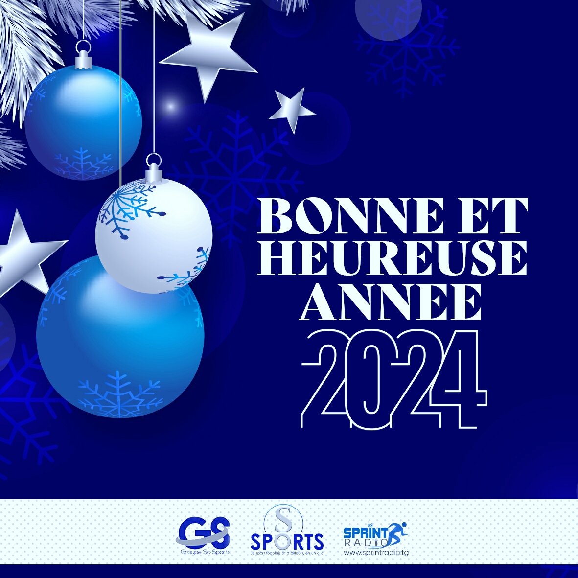 Nos vœux les meilleurs pour l'année nouvelle. 
#SprintRadio
#UnAutreStyleDeRadio
#GeoupeSoSports
