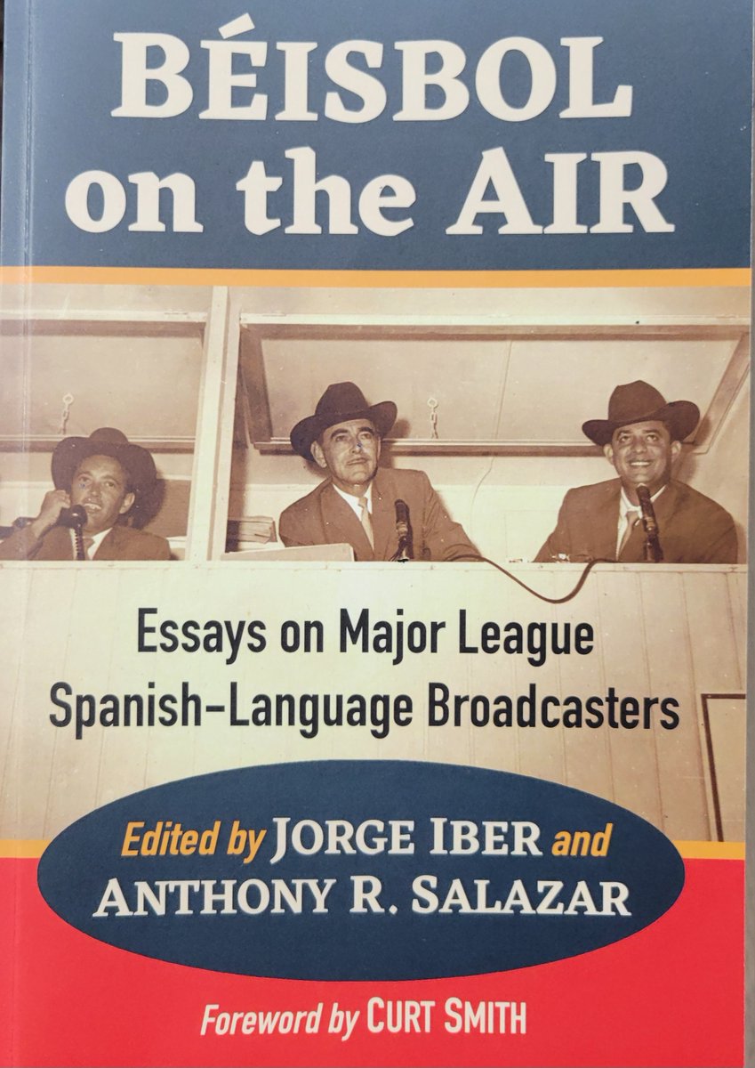 Happy to have contributed the chapter on Hall of Famer and <a href="/Twins/">Minnesota Twins</a> broadcaster <a href="/TonyOliva6/">Tony Oliva</a> to <a href="/McFarlandBooks/">McFarland Publishing</a>' new book on <a href="/MLB/">MLB</a>'s Spanish-language broadcasters. mcfarlandbooks.com/product/beisbo…