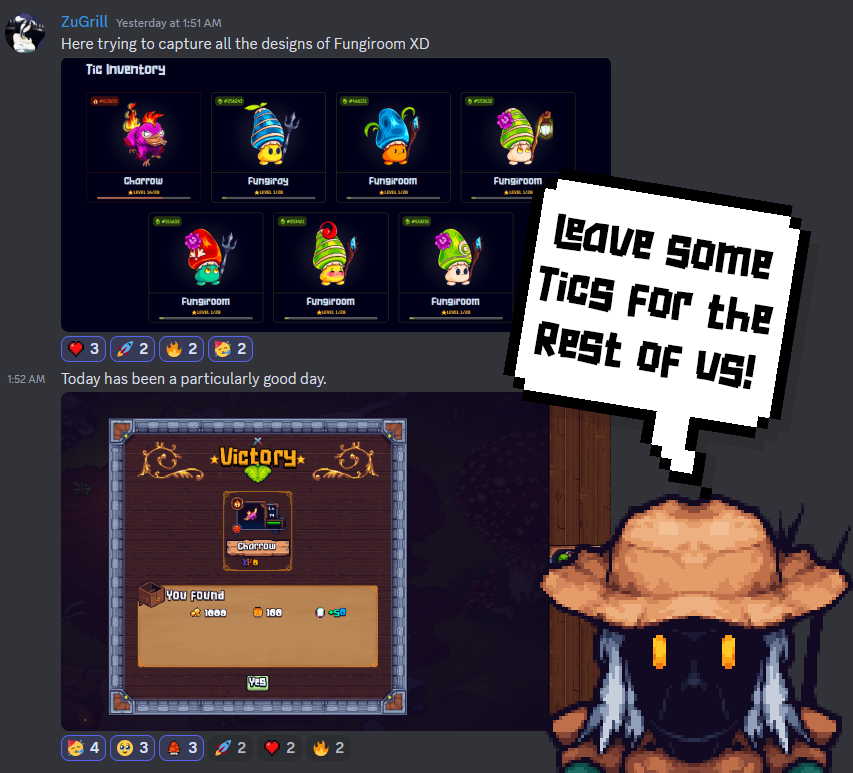 safrootics's tweet photo. Zugrill building her #Safrootics team in preparation for the Weekly Rumble! ⚔️
Join the fun in Discord👉https://t.co/lZkgtpPg0Z
#Safrootizens #NFTics #Web3Games https://t.co/sfGGaWI1p8