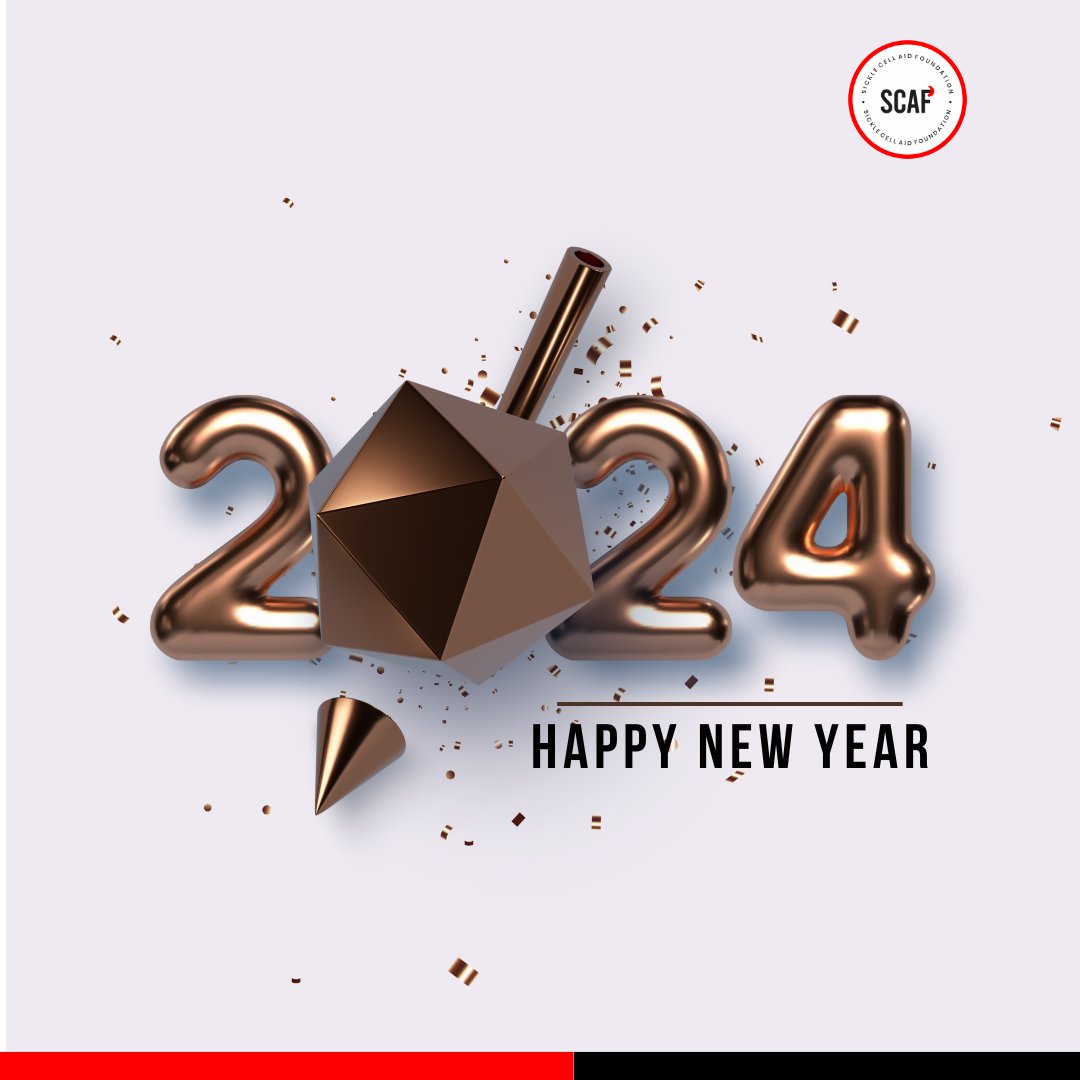 SCAF_Nigeria's tweet photo. New year, but our mission remains the same - to support individuals living with SCD in all aspects of their lives.
Thank you for your support through 2023, let’s do it again in 2024!
#HappyNewYear! 🎆 We wish you a 2024 filled with peace, & moments of joy.
#SCAF #SupportSCAF https://t.co/TYbERGACYJ