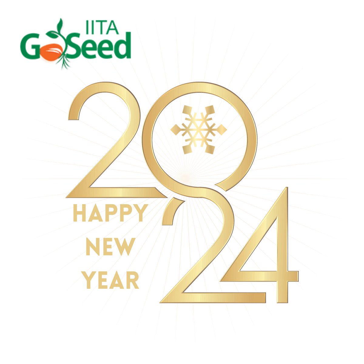 iitagoseedltd's tweet photo. Happy New Year to the remarkable BIP GoSeed team and partners! May 2024 bring abundant success, innovation, and fruitful collaborations. Let's sow the seeds of excellence together in the coming year! https://t.co/e0PFrLctYC