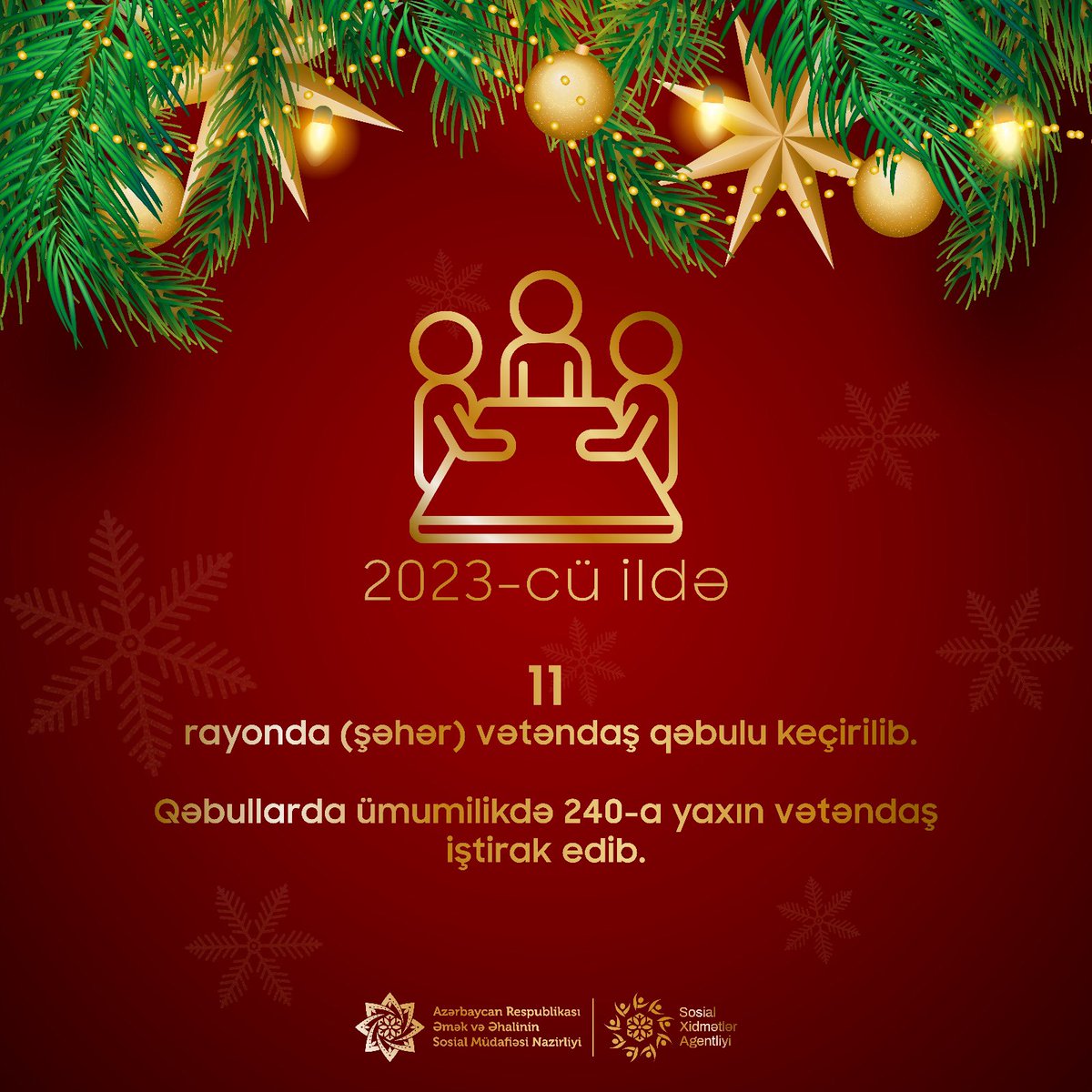 sxasosialgovaz's tweet photo. #ƏƏSMN #SXA #Yeniİl #Yeniİl2023 #HəmrəylikGünü #VətəndaşQəbulu https://t.co/94E768KnJn