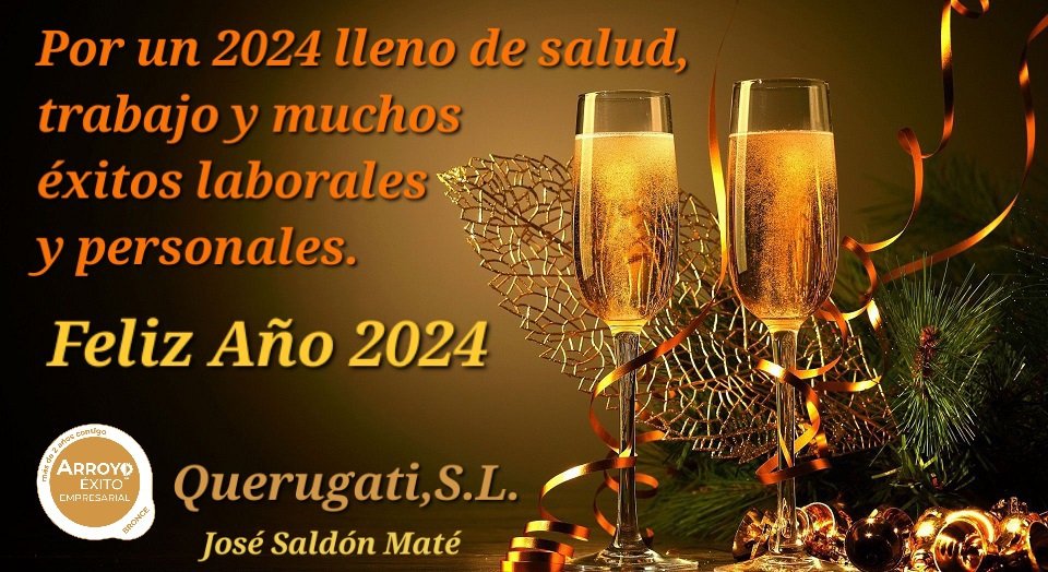 querugati's tweet image. Desde @querugati os deseamos Feliz Año a todos y todas🥂. 

Por un año 2️⃣0️⃣2️⃣4️⃣ lleno de salud, trabajo y muchos éxitos. 

Feliz Año Nuevo !!!