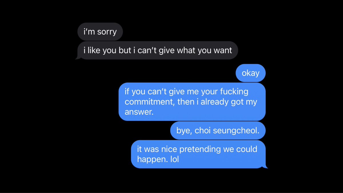W0NUSDIARY's tweet photo. all you had to do was stay
— seungcheol x oc au

 uaap player seungcheol can't commit. but you know your worth. how will it go? https://t.co/PUi50OIf79