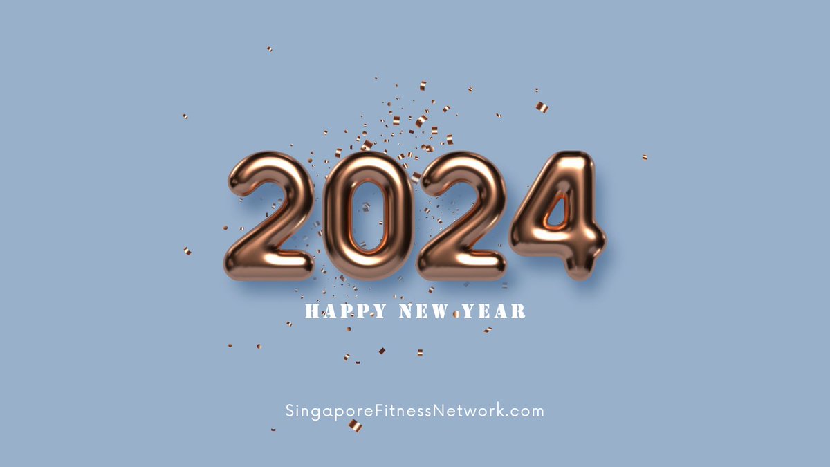 singfitness's tweet photo. Wishing one and all a very Happy New Year 🥳! May 2024 be filled with success, joy, and exciting opportunities for you! Cheers 🥂! https://t.co/cZoVGyY2fO 
#HappyNewYear 
#2024Goals https://t.co/XHeumX6EtM