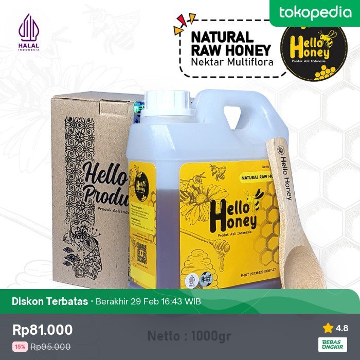Ada diskon 15% nih jadi Rp81.000. Cek di Tokopedia, deh
tokopedia.link/RYhWOqsfVEb