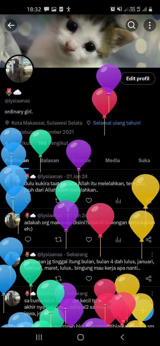 lysiaanas's tweet photo. padahal ultah masih lama haha https://t.co/2825Xhce5I