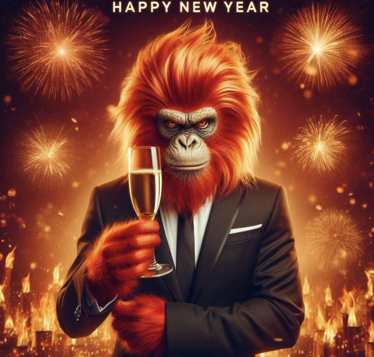 madapescall's tweet photo. Happy New Year! 🦧 
It’s not the Year of the Dragon, it’s the year of the Monkey with its hair on fire. 

🎁 1000$ USDT giveaway to fuel your Degen Apes. 10 prizes of 100$

Follow all 3 below and say your New Year resolution in the comments. You got 24 hours

https://t.co/saJQiKhINU

https://t.co/X0mXRyfhcI

https://t.co/Fp5o4cZwOK