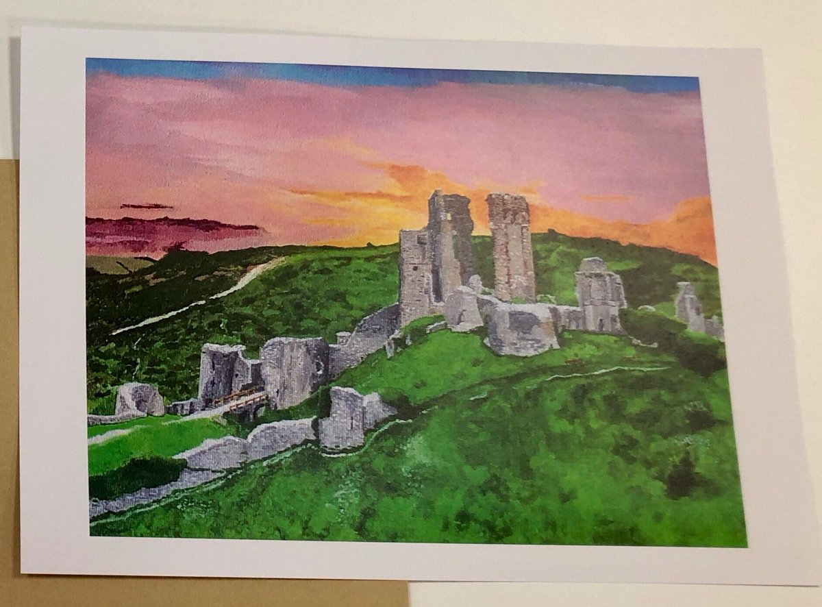 UniquePaintBox's tweet image. uniquepaintbox.etsy.com/listing/124470… #corfe #corfecastle #print #original #dorset #swanage ⁦@CorfeCastleUK⁩ ⁦@CorfeBrewery⁩