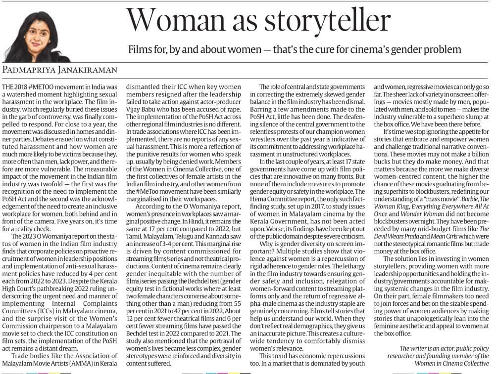 A diverse story is a bridge that connects us all.Cheers to a New Year filled with creativity, collaboration, and a tapestry of unique tales! 🌟🎊 Article link: indianexpress.com/article/opinio…