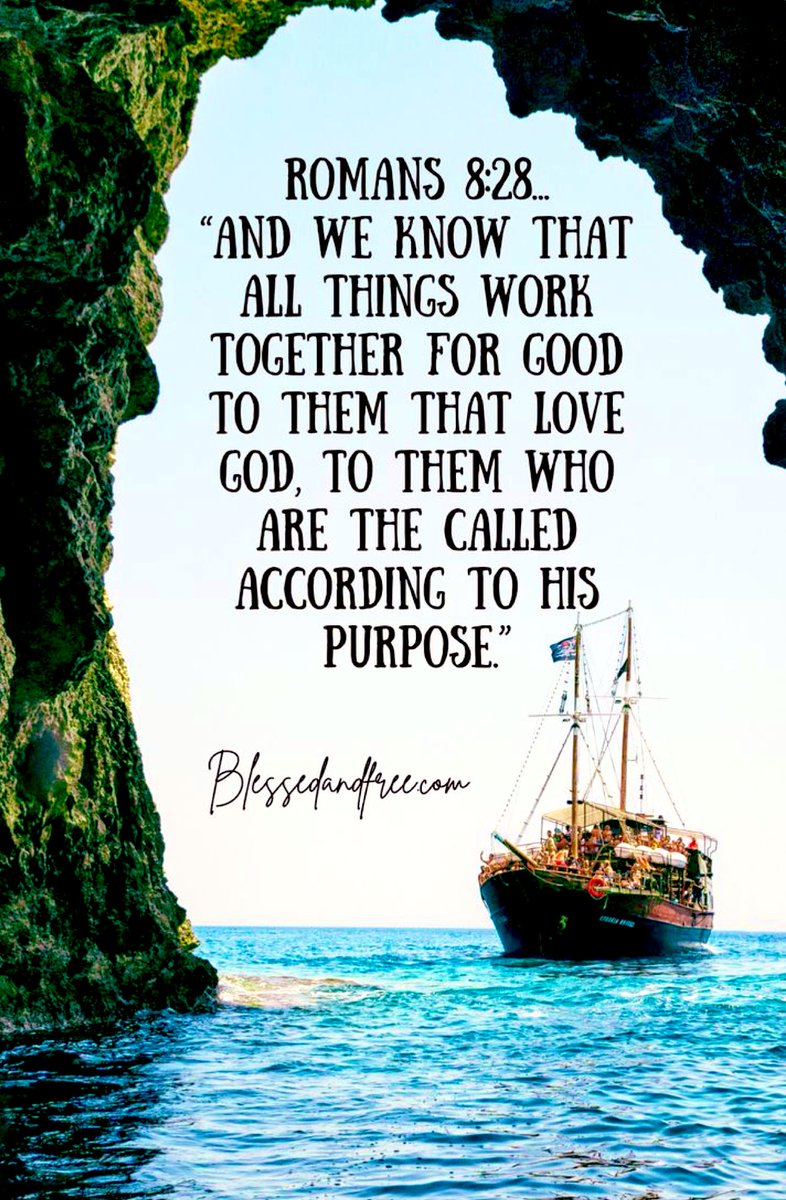 sharonePack's tweet photo. #AllThingsWorkTogetherForGood 
To them that Love God
To them who are called—
according to His purpose. https://t.co/LW1mHHQ3cq